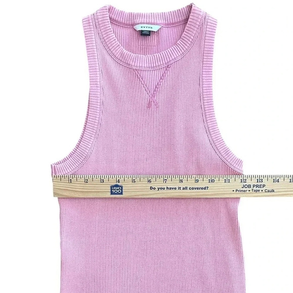 EYTYS Pink Ivy Tank Top Women’s Size Medium Ribbed EUC - Picture 10 of 11